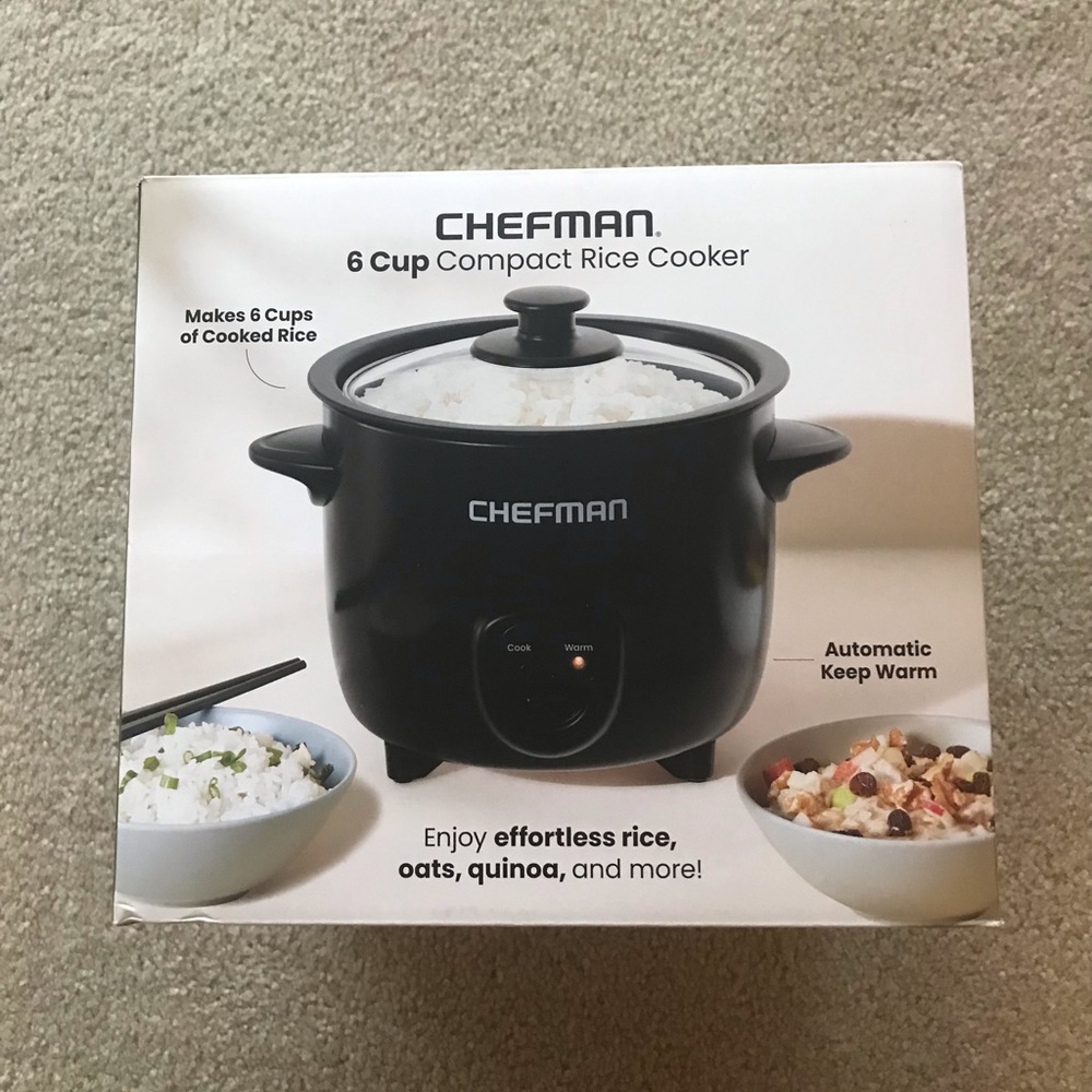 Chefman 6 cup Compact Rice Cooker